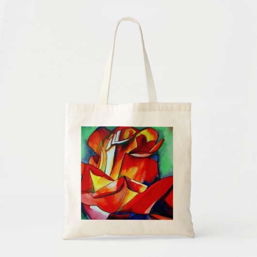 Red France Libre roos waterverf art. Tote Bag (Voorkant)