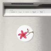 Red Frangipani Magneet (Insitu (Vaatwasser))