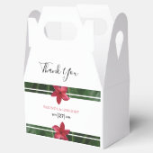 Red Frangipani Plumeria Wedding Bedankdoosjes (Geopend)
