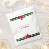 Red Frangipani Plumeria Wedding Bedankzakje (Geknipt)