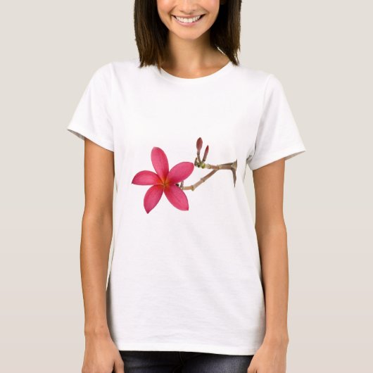 Red Frangipani T-shirt (Voorkant)
