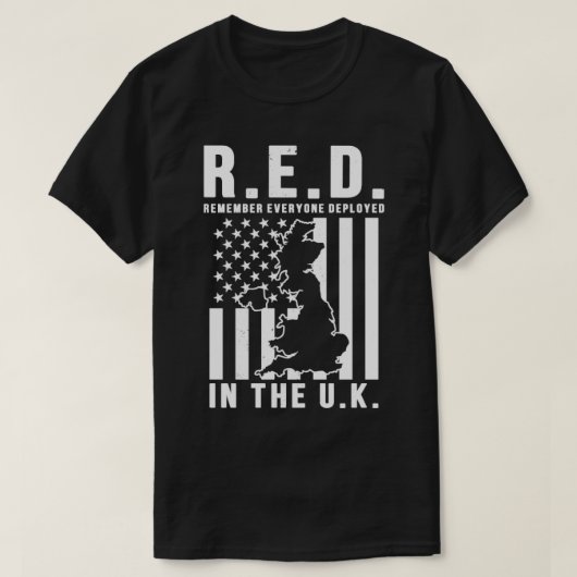 RED Frday Herinner iedereen die in de Verenigde St T-shirt (Design voorkant)