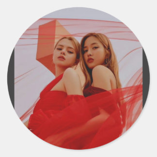 Red Freenbecky Ronde Sticker