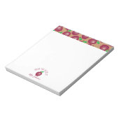 Red Fresh Apple Educator Notitieblok (Linkerzijde)