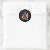 Red friday for my boyfriend remember everyone depl ronde sticker (Tas)