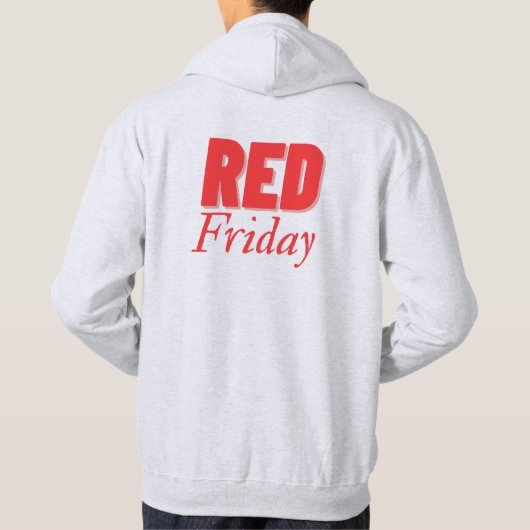 Red Friday hoodie (Achterkant)