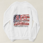 RED Friday Patriottische Vlag Trui (Design achterkant)