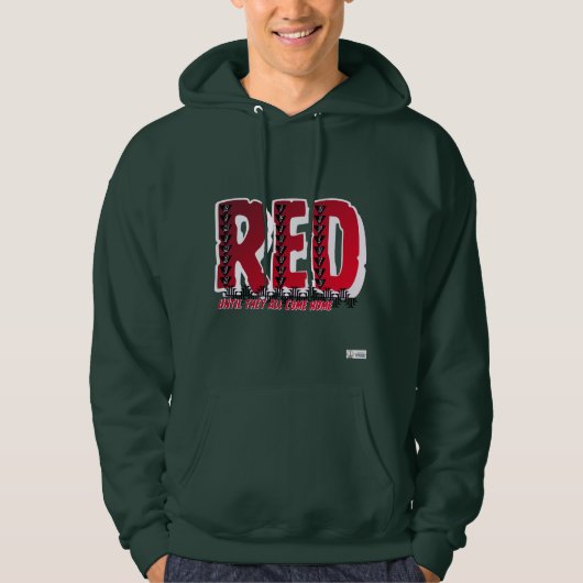 RED Friday Tribal Hoodie – Eer onze inzet (Voorkant)