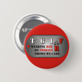 Red Fridays-Button Ronde Button 5,7 Cm (Voorkant /achterkant)
