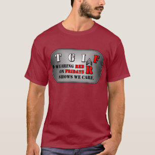 Red Fridays Mannen T Shirt
