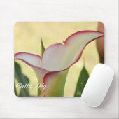 Red Fringe Calla Lily Muismat (Met muis)