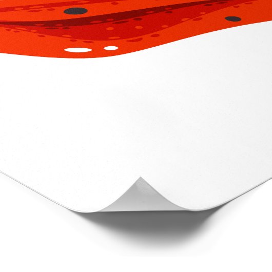 Red Frog Digital Print | Kikkerwandafdrukken (Hoek)