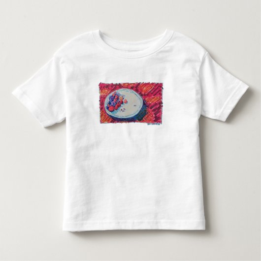 Red Fruits Bowl Kinder Shirts (Voorkant)