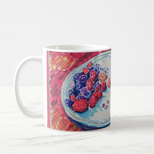 Red Fruits Bowl Koffiemok (Links)