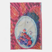 Red Fruits Bowl Theedoek (Verticaal)