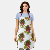 RED FRUITS/RASPBERRIES CANVAS TAS SCHORT (Gedragen)