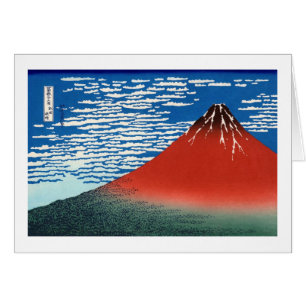 Red Fuji Hokusai Japanse Fine Art