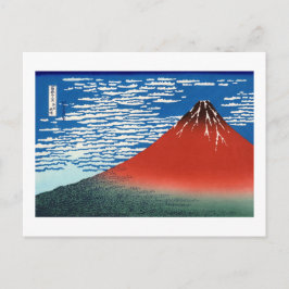 Red Fuji Hokusai Japanse Fine Art Briefkaart