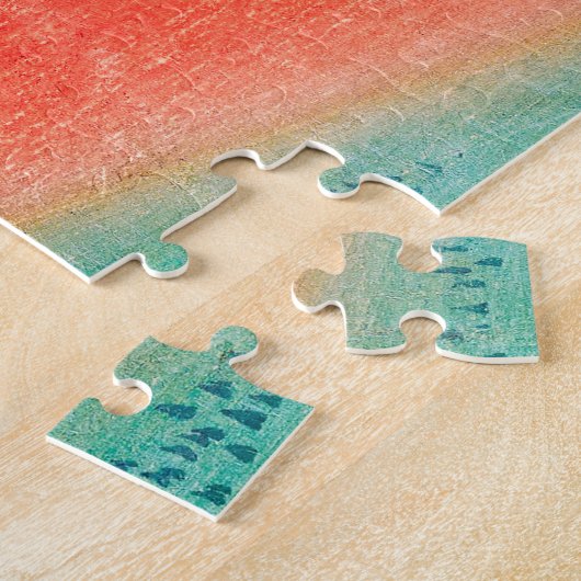 Red Fuji | Hokusai | Legpuzzel (Zijkant)