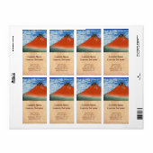 Red Fuji windvuren zuid Etiket (Full Sheet)
