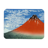 Red Fuji windvuren zuid Magneet (Horizontaal)