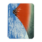 Red Fuji windvuren zuid Magneet (Verticaal)