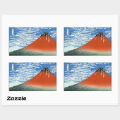 Red Fuji windvuren zuid Rechthoekige Sticker (Vel)