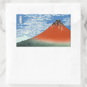 Red Fuji windvuren zuid Rechthoekige Sticker (Tas)