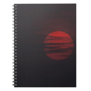 RED FULL MOON UITZICHT NOTITIEBOEK