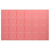 Red Funky Sun Rays Achtergrond Stof (Yard (91,4 cm))