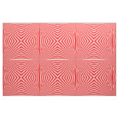 Red Funky Sun Rays Achtergrond Stof (Fat Quarter)