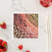 Red Funny Art Pattern Servet (Insitu)