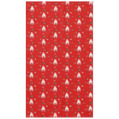 Red funny Happy Santa Christmas gift for wife Tafelkleed (Voorkant)