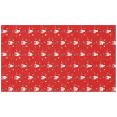 Red funny Happy Santa Christmas gift for wife Tafelkleed (Voorkant (Horizontaal))