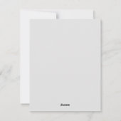 Red Funny Sarcastic Kerstlist Holiday Card Feestdagenkaart (Achterkant)