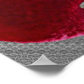 Red Fuzzy Dice Poster (Hoek)