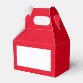 Red Gable Favor Box Bedankdoosjes (Voorkant Zijde)