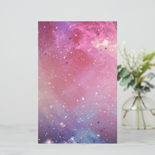 Red Galaxy Briefpapier (Staand voorkant)