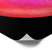 Red Galaxy Orb – Scarlett en Violet Marble Print (Hoek)