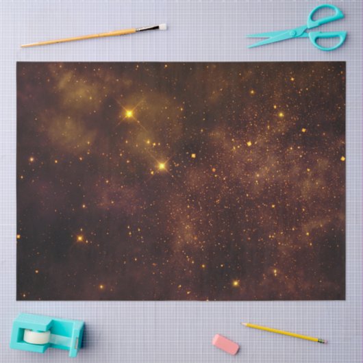 Red Galaxy Series Design 7 Tissuepapier (Craft)