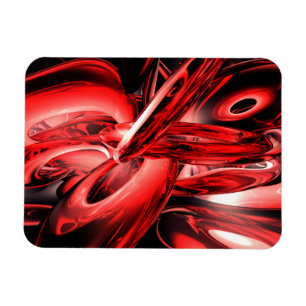 Red Gamma Radiation Abstract Grote Magnet Magneet
