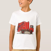 Red Garbage Truck T-shirt (Voorkant)