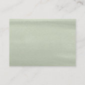 Red Garden Greenery Baby shower Diaper Raffle Informatiekaartje (Achterkant)