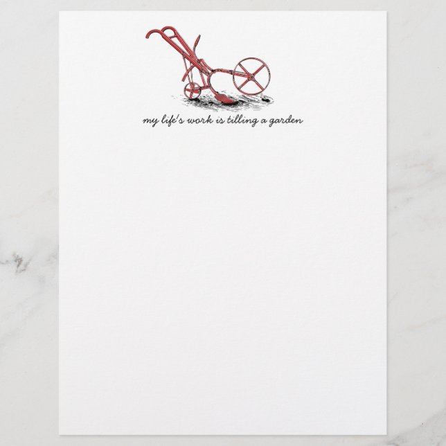  Red Garden Tiller (Voorkant)