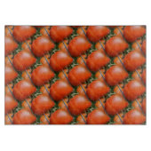 Red Garden Tomaten Natuur Art Pattern Snijplank (Voorkant)