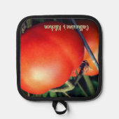 Red Garden Tomaten op maat Pannenlap (Voorkant)