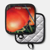 Red Garden Tomaten op maat Pannenlap (Voorkant / Achterkant)