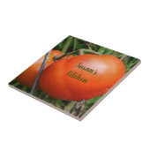 Red Garden Tomaten op maat Tegeltje (Zijkant)