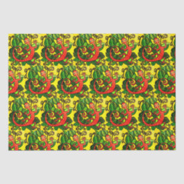 Red Gecko Tissue Paper Tissuepapier