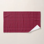 Red Gecontroleerd Tartan Bad Handdoek (Handdoek)